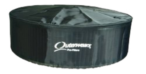 OUTERWEARS Pre-Filter w/Top Black 11in x 6in