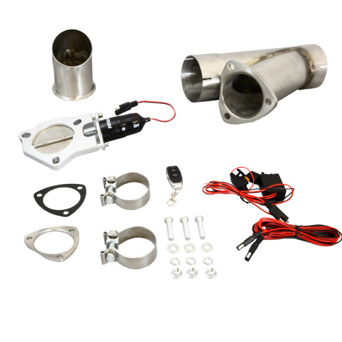 PATRIOT EXHAUST 3.0 Electric Cutout Single System w/Remote