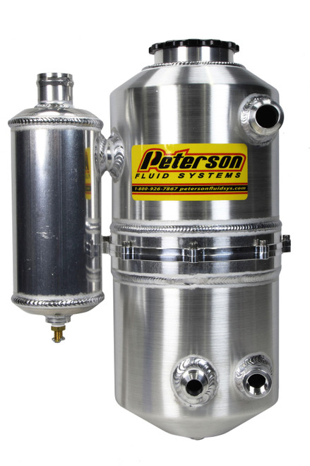 PETERSON FLUID 1.5 Gal 2 Piece Drag Tank w/Catch Can