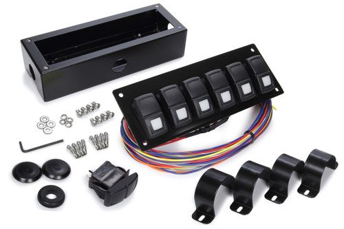 PAINLESS WIRING Track Rocker 6 Switch Pa nel Roll Bar Mount