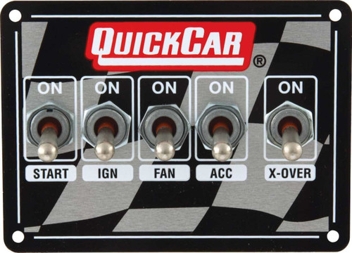 QUICKCAR RACING PRODUCTS Ign panel Dirt Dual with 3 Wheel Brake