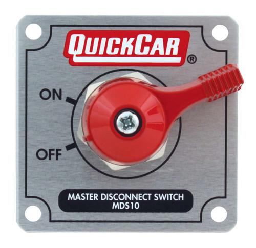 QUICKCAR RACING PRODUCTS MDS10A Switch  Silver W/ Alternator Posts