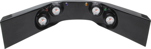 QUICKCAR RACING PRODUCTS 4-Gauge Molded Dash OP/ WT/OT/FP Black