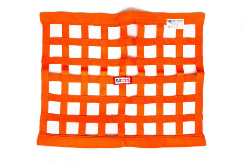 RJS SAFETY Orange Ribbon Window Net 18x24