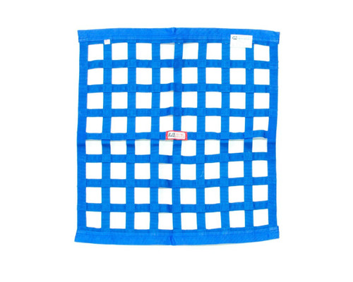 RJS SAFETY Ribbon Window Net 24x24 Blue SFI