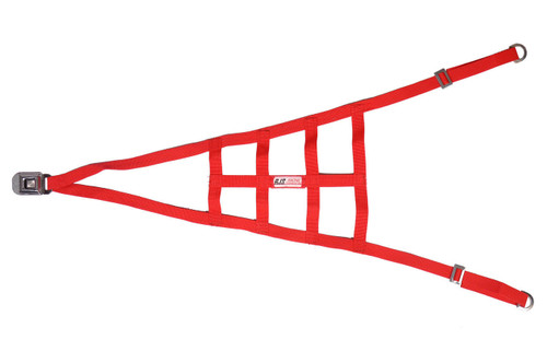 RJS SAFETY Sprint Car Cage Net-Red Non-SFI