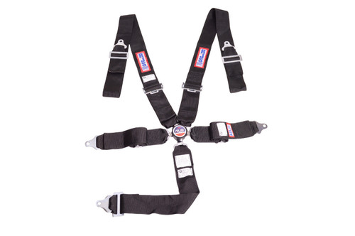 RJS SAFETY 5 PT Harness System Q/R Black Ind Wrap 3in Sub