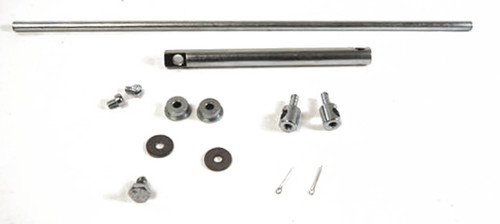 RACING POWER CO-PACKAGED Dual Carb Linkage With Hardware Zinc