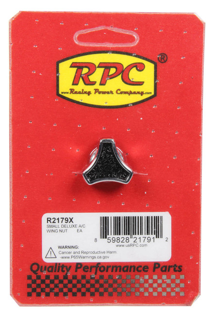 RACING POWER CO-PACKAGED Small Deluxe A/C Wing Nut