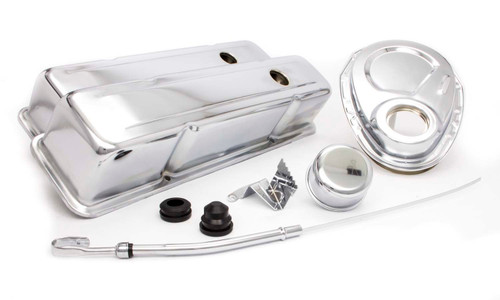 RACING POWER CO-PACKAGED SBC Engine Dress Up Kit w/Tall Valve Covers