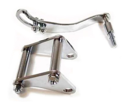 RACING POWER CO-PACKAGED Saginaw Adjustable Power Steering Bracket - Chr