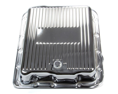 RACING POWER CO-PACKAGED GM 700R4/4L60E Trans Pan Chrome Steel Finned