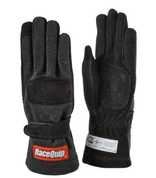 RACEQUIP Glove Child 3X-Small Black 2-Layer SFI-5