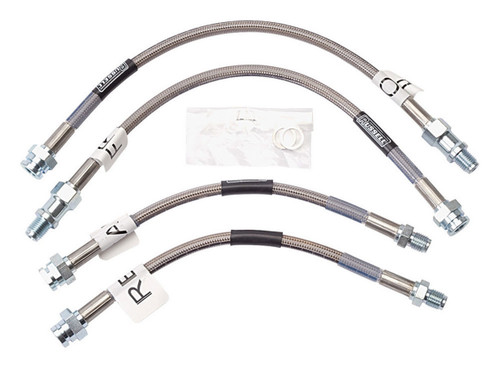 RUSSELL S/S Brake Line Kit 63-82 Corvette