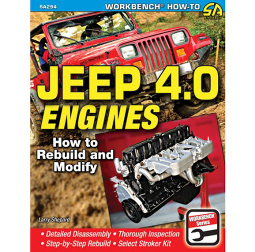 S-A BOOKS Jeep 4.0L Engines How To Rebuild and Modify