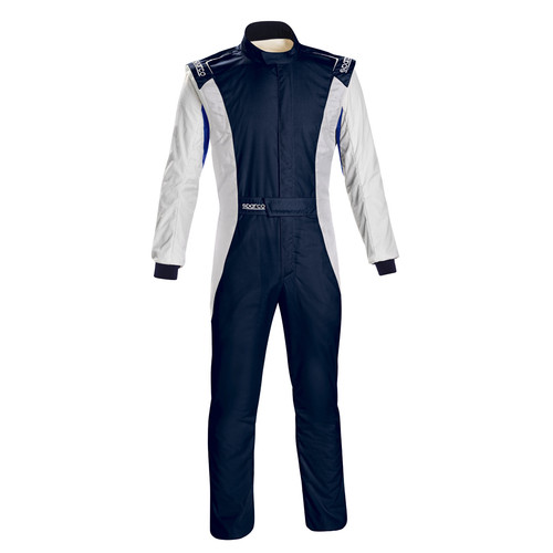 SPARCO Comp Suit Navy/White Large