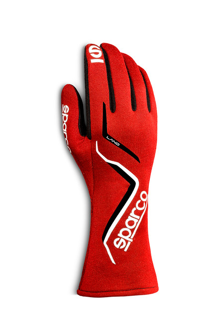 SPARCO Glove Land Large Red