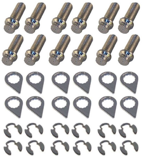 STAGE 8 FASTENERS Header Bolt Kit - 12pt. 3/8-16 x 1in (12)