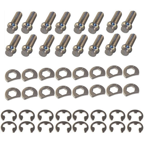 STAGE 8 FASTENERS S/S Header Bolt Kit - 6pt. 3/8-16 x 1in (16)