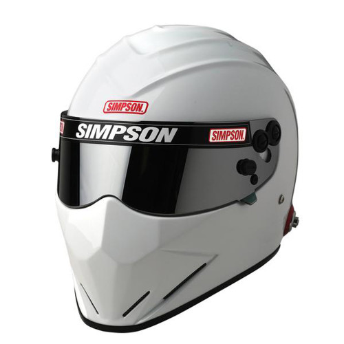 SIMPSON SAFETY Helmet Diamondback 7-1/8 White SA2020