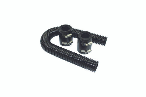 SPECIALTY PRODUCTS COMPANY Radiator Hose Kit  24in w/Aluminum Caps Black