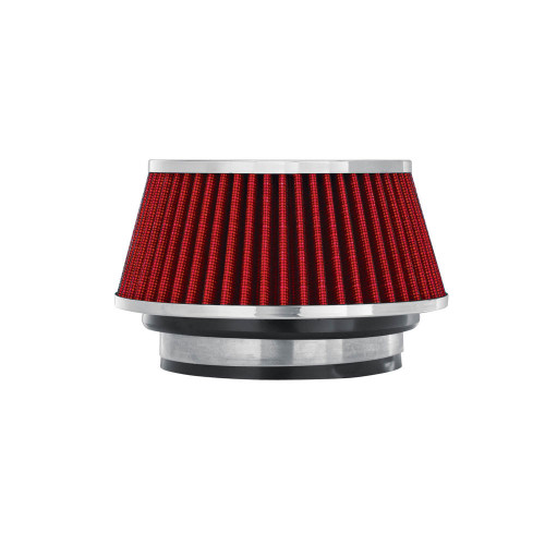 SPECTRE 4in Inlet Cone Filter Red 3.5in Long