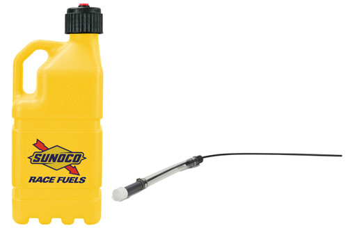 SUNOCO RACE JUGS Yellow Sunoco Race Jug Gen 2 w/ Filler Hose