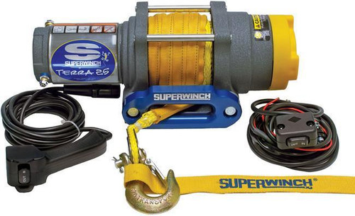 SUPERWINCH Terra25SR 2500 Lb Winch Synthetic Rope