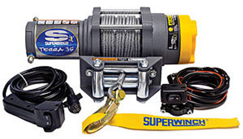 SUPERWINCH ATV 3500-3500# Winch w/Roller Fairlead