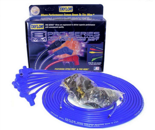 TAYLOR/VERTEX 8mm Blue Spiro-Pro Wires