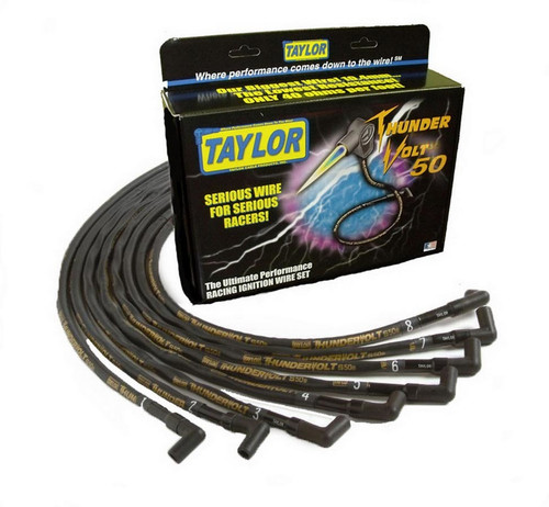 TAYLOR/VERTEX 8.2mm sleeved Spark Plug Wire Set w/90 Deg Boots