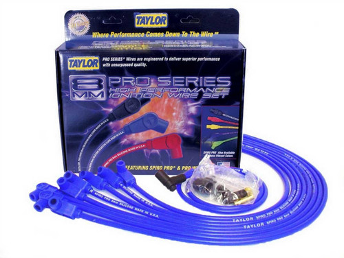 TAYLOR/VERTEX SBC 8MM Pro Race Wires- Blue