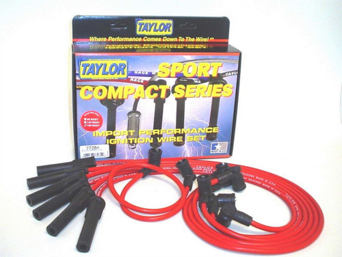 TAYLOR/VERTEX 8mm Spark Plug Wire Set 6-Cyl Spiro-Pro Red