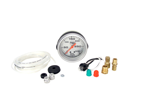 TCI Pressure Gauge 2-5/8 Transmission Silver Face