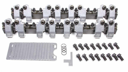 T AND D MACHINE SBC Shaft Rocker Arm Kit 1.60/1.60 Ratio