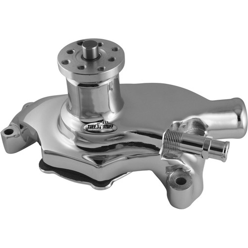 TUFF-STUFF 55-71 SBC Water Pump Short Chrome SuperCool