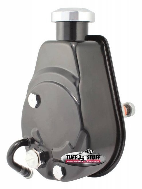 TUFF-STUFF GM Power Steering Pump Keyed shaft black