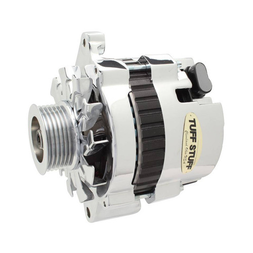 TUFF-STUFF GM Alternator 120 Amp Polished 6 Goove Pulley