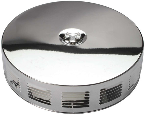 TRANS-DAPT 14in x 3in Louvered Air Cleaner- Vintage Vette