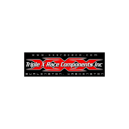TRIPLE X RACE COMPONENTS Triple X Decal 3x10