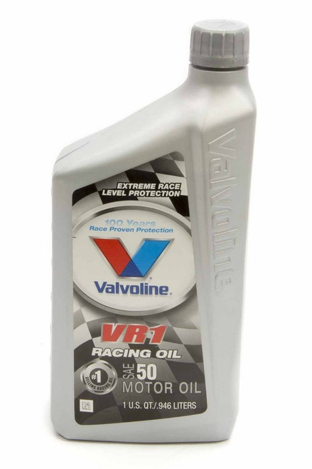 VALVOLINE HP 50W Racing Oil VR1 1 QT.