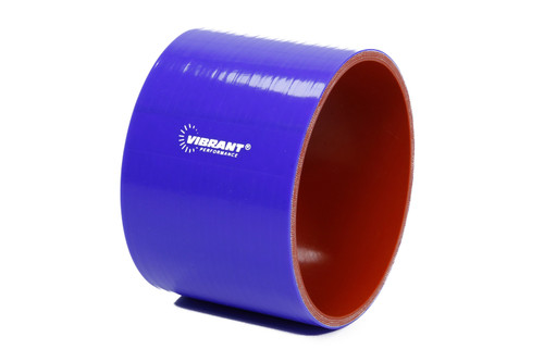 VIBRANT PERFORMANCE 4 Ply Silicone Sleeve 4i n I.D. x 3in long - Blue