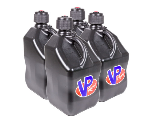 VP FUEL CONTAINERS Utility Jug 5 Gal Black Square (Case 4)