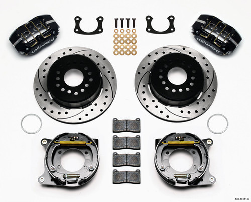 WILWOOD P/S Rear Brake Kit New Big Ford Drilled 2.5in