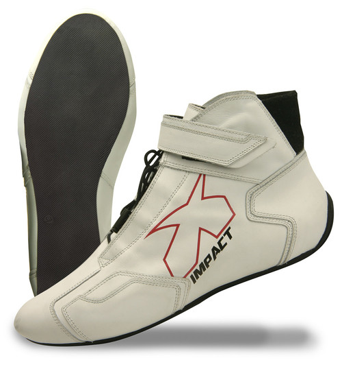 IMPACT RACING Shoe Phenom White 10 SFI3.3/5