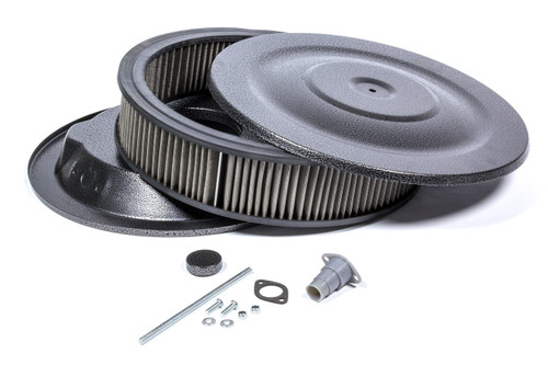 MR. GASKET Easy Flow Air Cleaner 14 x 3 Black/Sliver