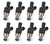 HOLLEY 160lbs Fuel Injector 8pk