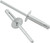 ALLSTAR PERFORMANCE Md Hd Rivet 250Pk Silver Flange Type Alum Mandrel