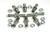 METTEC Ti Shock Pin Stud Kit For Threaded Frame