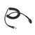 RUGGED RADIOS Cord Coiled Headset to Radio ICOM Bolt-On 2 Pin